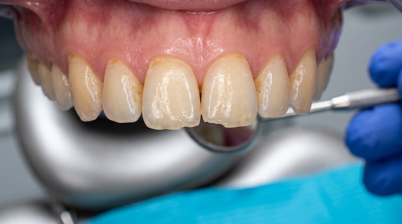 Before treatment - Ceramic Crowns & Front Teeth Restoration